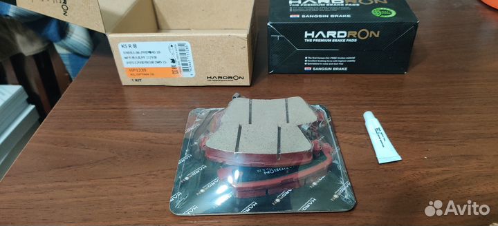 Колодки тормозные задние sangsin hardron HP1239