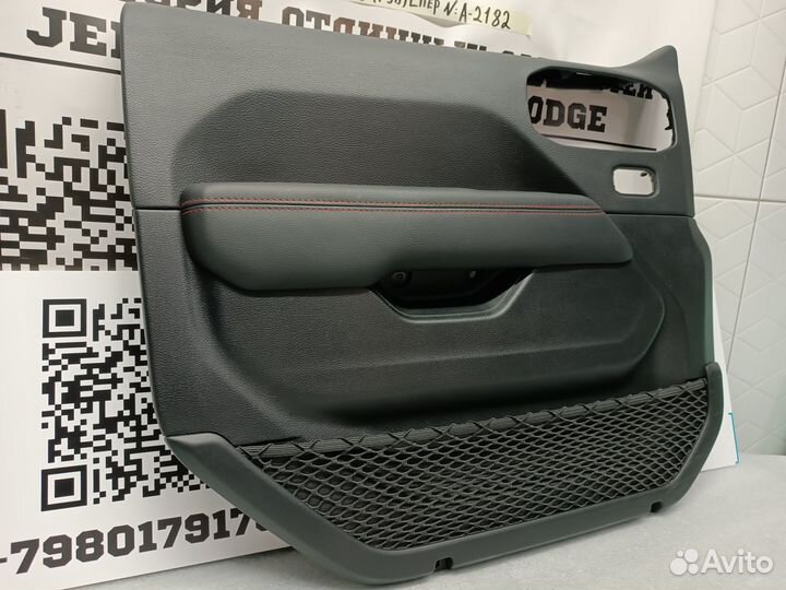 Карта передней левой двери Jeep Wrangler Rubicon