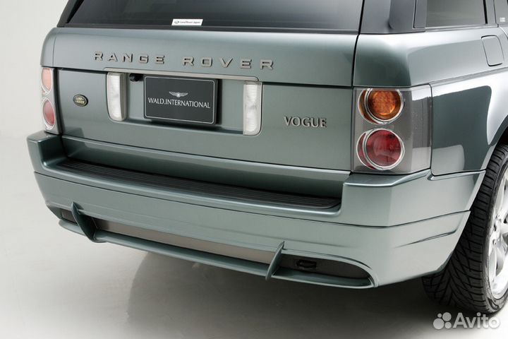 Range rover бампер с накладкой wald