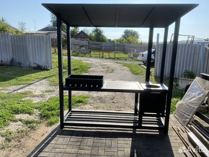 Мангальная зона лофт