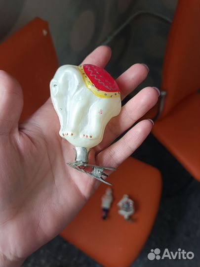 Елочные игрушки на прищепке