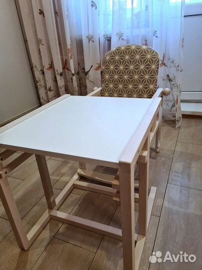 Детский стульчик 2 в 1 для кормления