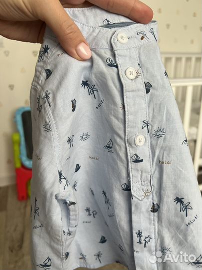 Рубашка на мальчика 74 см