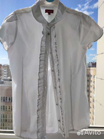 Школьная блузка для девочки 158 см