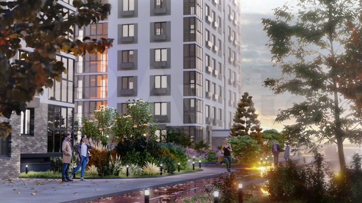 2-к. квартира, 54,4 м², 4/15 эт.