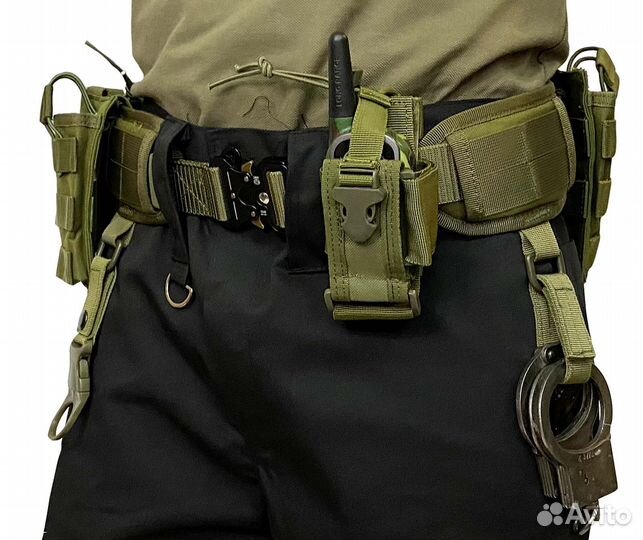 Тактический поясной ремень (бандаж) с подсумками