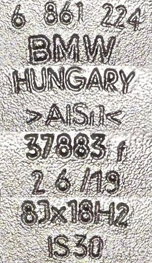 Оригинальные, кованные диски BMW G30, r18 5x112