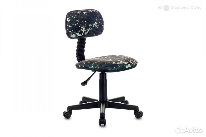 Кресло компьютерное детское Бюрократ CH-201NX/mili