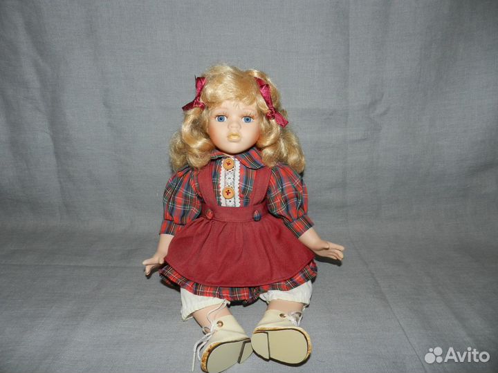 Фарфоровая кукла авторский молд Германия 21 см