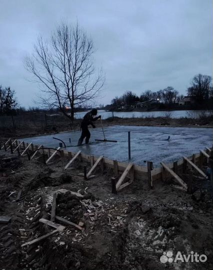 Фундамент, бетонные работы под ключ