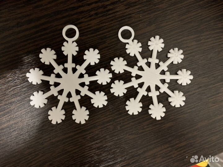 Украшения на елку на 3д принтере