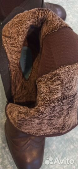 Женские полусапожки кожа