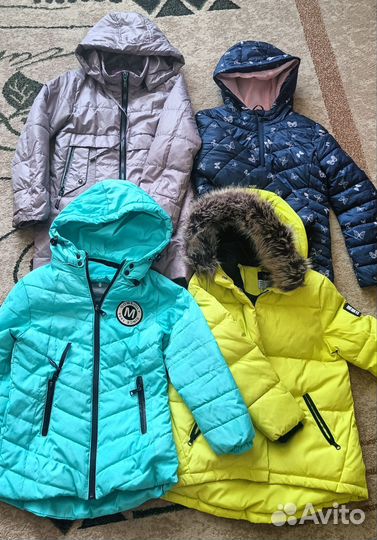 Куртки для девочки пакетом 134р