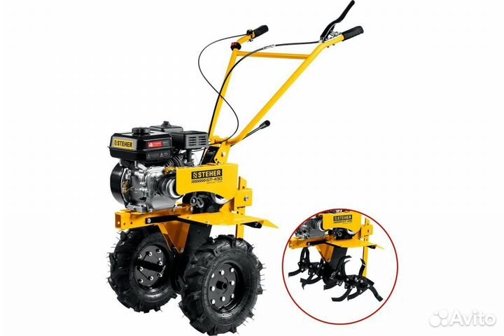 Мотоблок steher с понижающей передачей, 7 л.с