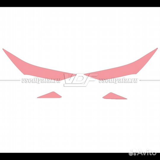 Плёнка для оклейки фар на автомобиле Acura MDX (20