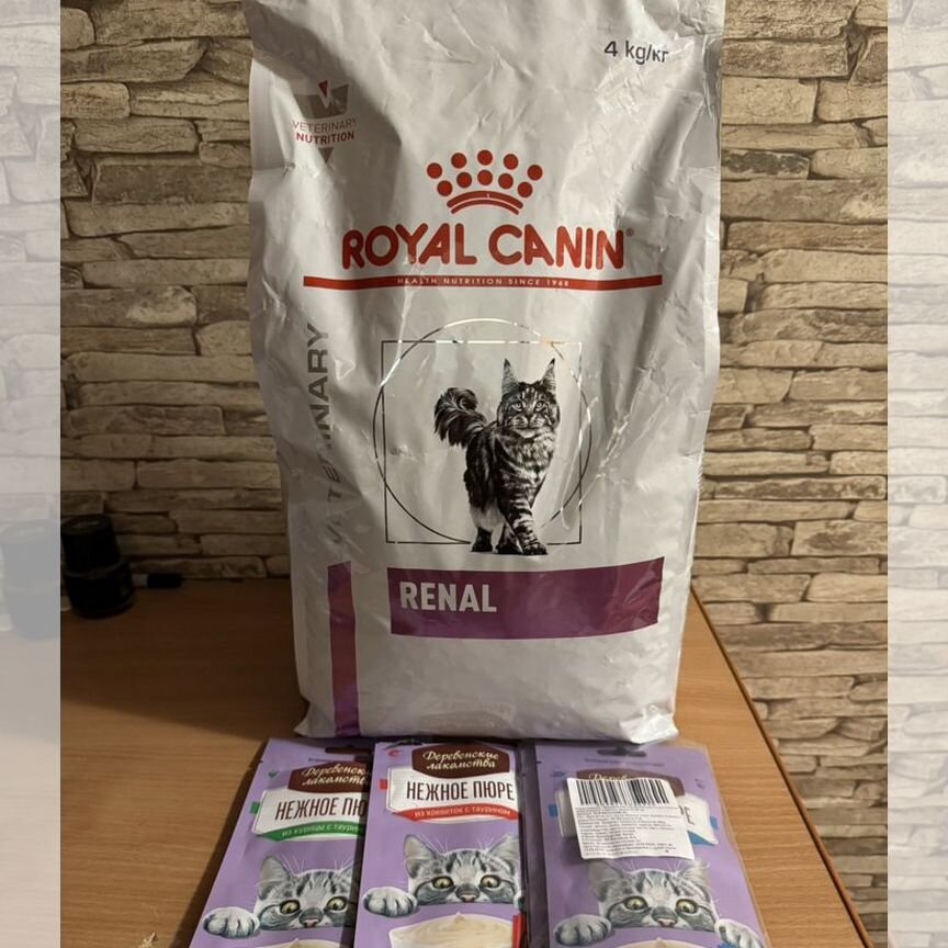 Корм для кошек Royal Canin Renal 3кг