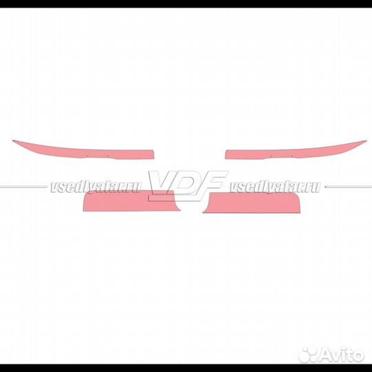 Плёнка для оклейки фар на автомобиле BMW XM (2023)