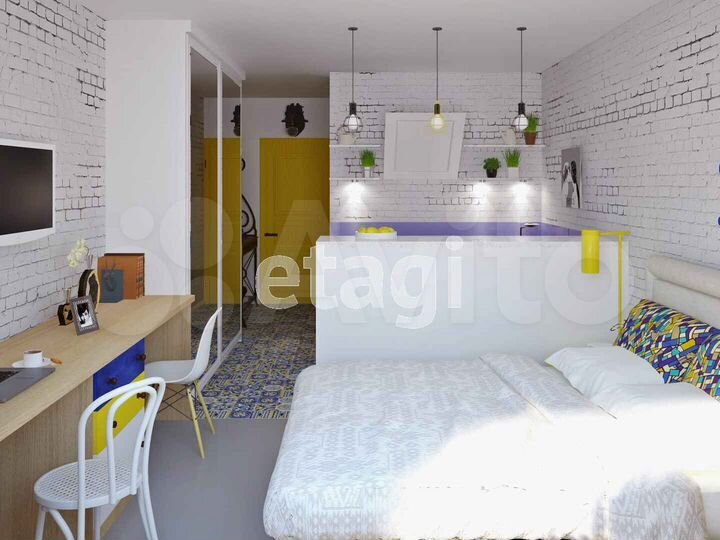 Квартира-студия, 20 м², 5/15 эт.