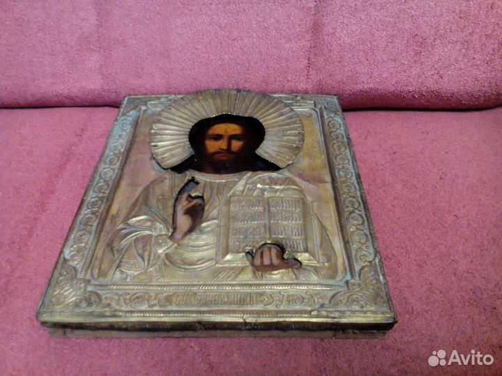 Икона Господь Вседержитель 19 век