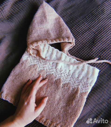 Вязаная детская шапка на заказ