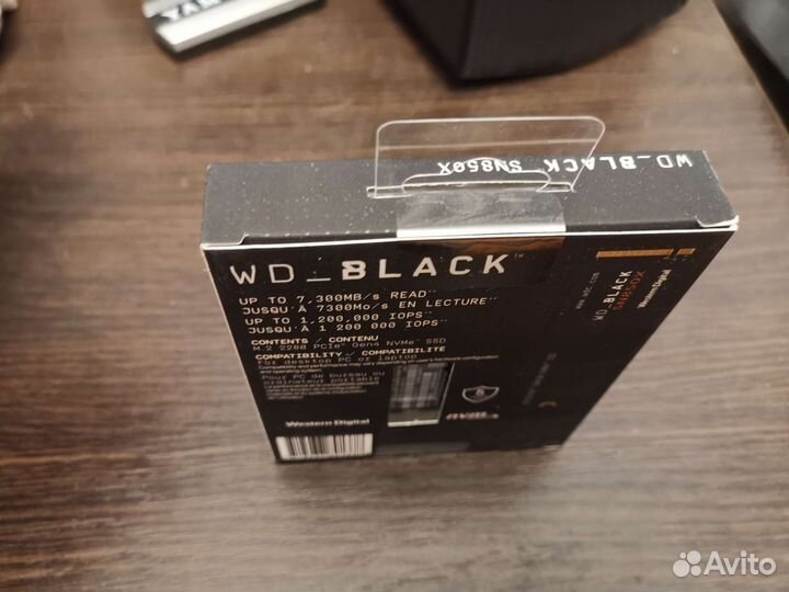 WD Black SN850x 4TB с отдельным радиатором