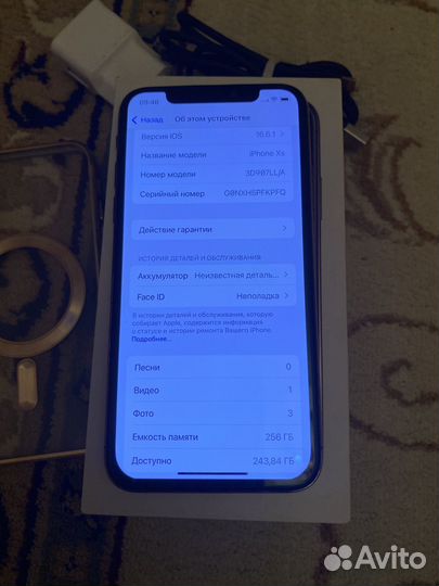 Телефон iPhone xs 256gb