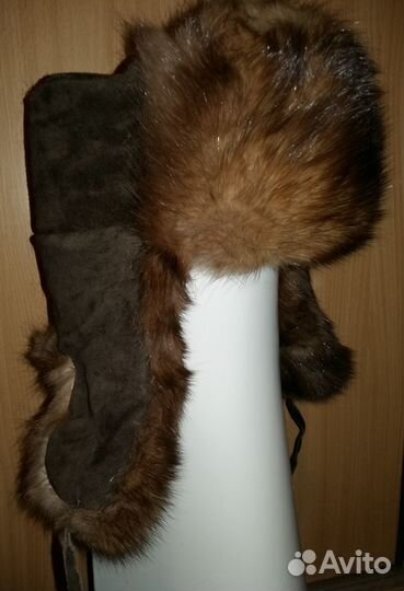 Шапка-ушанка соболиная