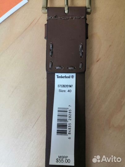 Ремень Timberland оригинал, кожа, размер 40
