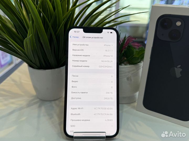 iPhone 13, 256 ГБ