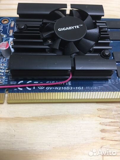 Видеокарта GV-N210D3-1GI, gigabyte nvidia GeForce