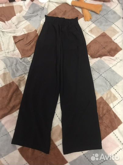 Штаны для девочки с поясом