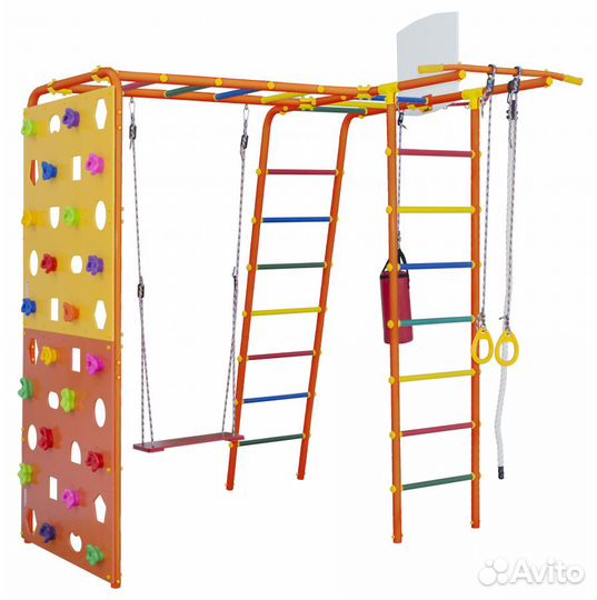 Детский спортивный комплекс Уличный оранжевый