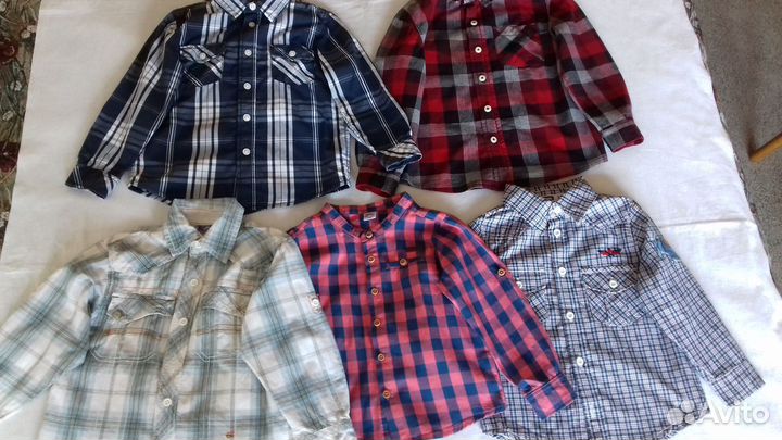 Детские рубашки на мальчика длинный рукав 104-110
