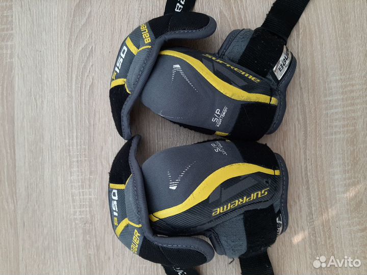 Налокотники хоккейные Bauer Jr S