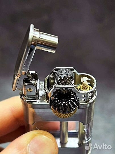 Бензиновая сверхдолгая стальная зажигалка