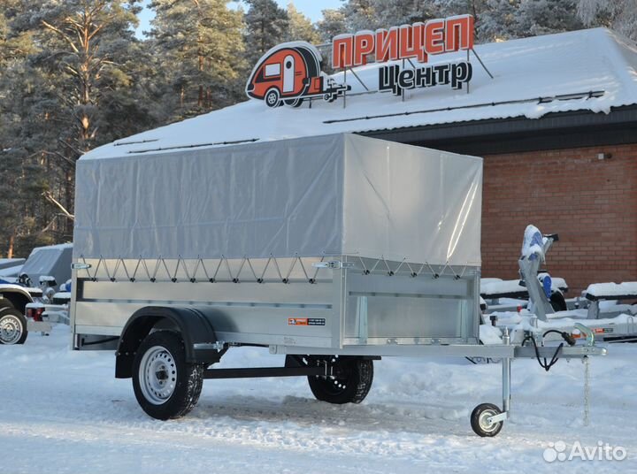 Прицеп легковой 2.5х1.25х0.48м. Риналь 301501