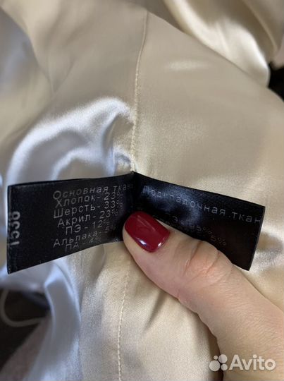 Пальто Nelva р-р 44 натуральная шерсть