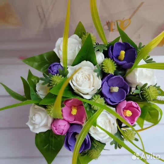 Мыльные букеты