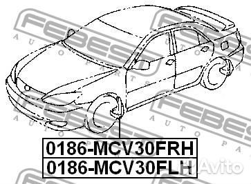 Брызговик передний левый