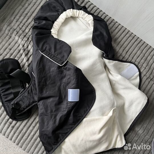 Рюкзак переноска кенгуру с теплой накидкой