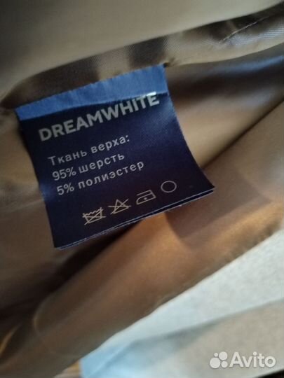 Пальто dream white бежевое