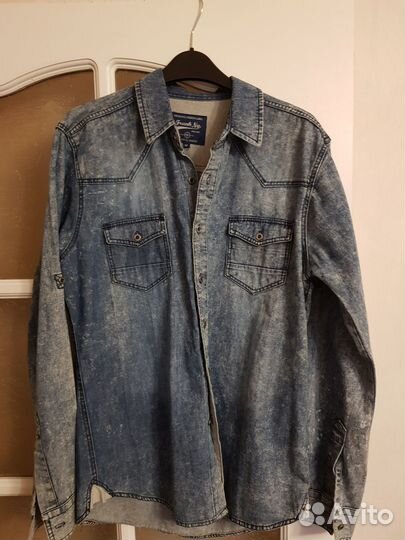 Джинсовая рубашка 48 М