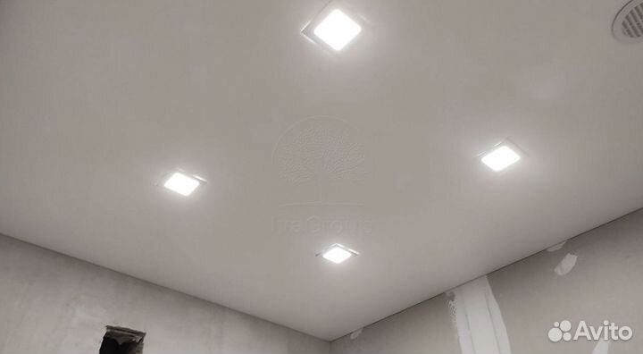 Натяжные потолки. Замер в день обращения
