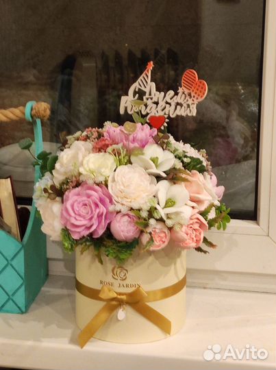 Букеты из мыла ручной работы