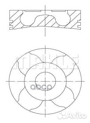 Поршнекомплект MAN дв. D2066 STD Euro 4 2293700