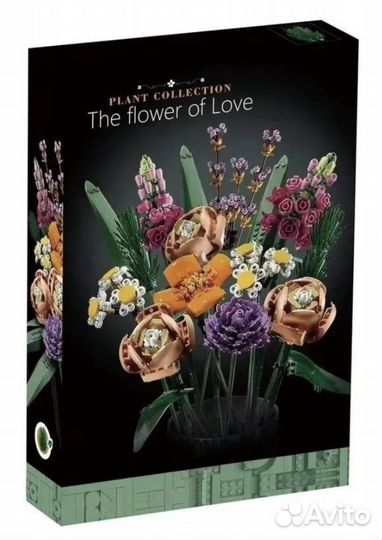 Конструктор Букет цветов 756 дет