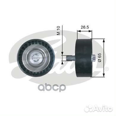 Ролик обводной приводного ремня T36464 Gates