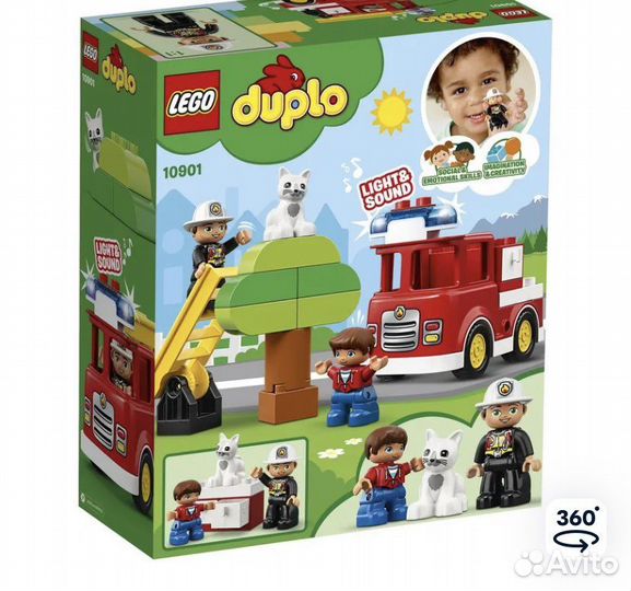 Lego duplo лего дупло пожарная машина