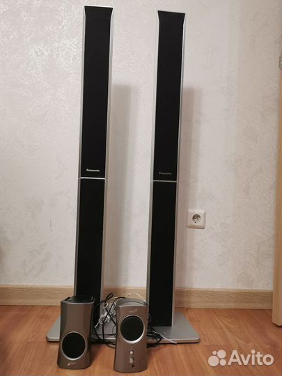 Колонки от домашнего кинотеатра и для компьютера