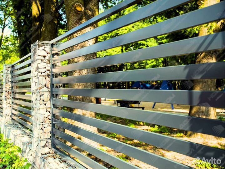 Забор Ранчо горизонтальный